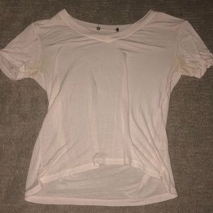 Brandy Melville slightly pink and sheer crop top